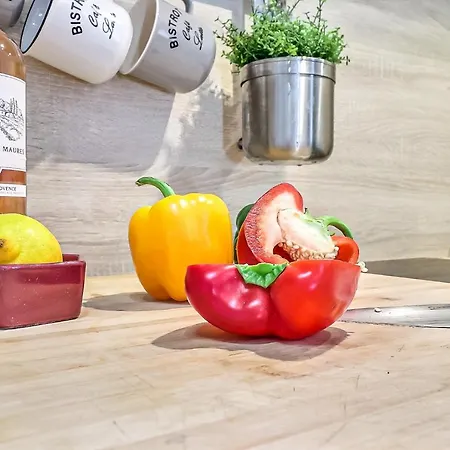 Appart Cosy Terrasse Gare De Lägenhet